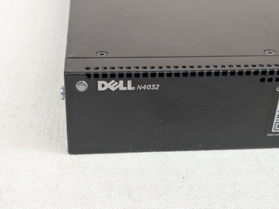 Dell N4032 24 Port 10GBASE-T Networking Switch w/ 2x Fans, 2x PSU, Rails