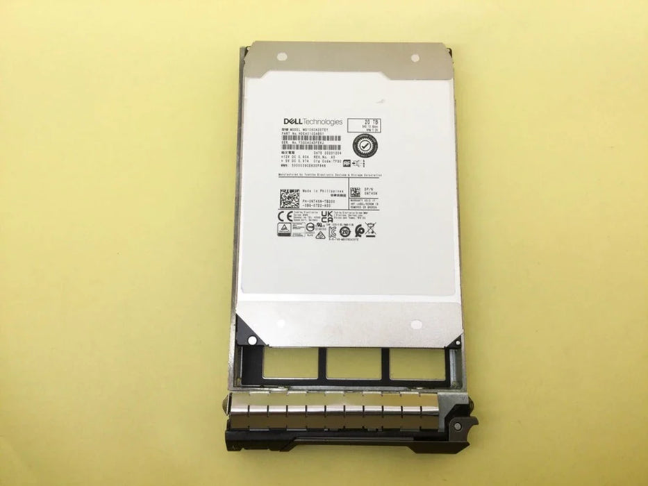 Dell NT45N 20TB 7.2K SAS ISE 12Gbps Hot-Plug Hard Drive | USED