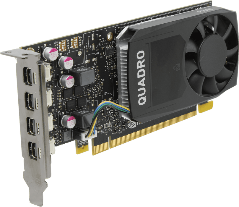 Dell NVIDIA Quadro P1000 4GB GDDR5 PCI-Express 3.0 x16 4x mini-DisplayPort 1.4a Graphics Card - 01DX71