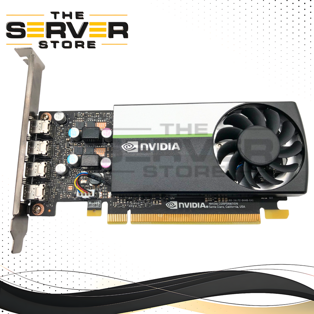 Dell NVIDIA T600 4GB GDDR6 Professional Workstation Graphics Card. 4x Mini DisplayPort Outputs. P/N: 699-5G172-0510-500, 900-5G172-0120-000, 180-1G172-DAAB-C41, 04FKFP, 4FKFP.