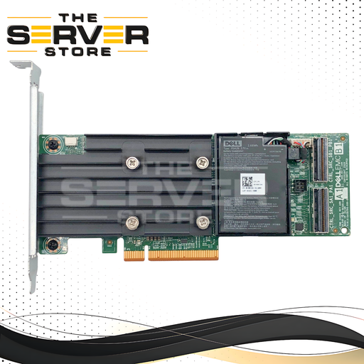 Dell PERC H755 8GB 12Gb/s PCIe 4.0 SAS RAID Controller with Battery. P/N: 29XMF, 029XMF.