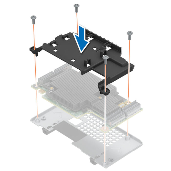 Dell PowerEdge 16th Gen fPERC Tray | 1H5FT