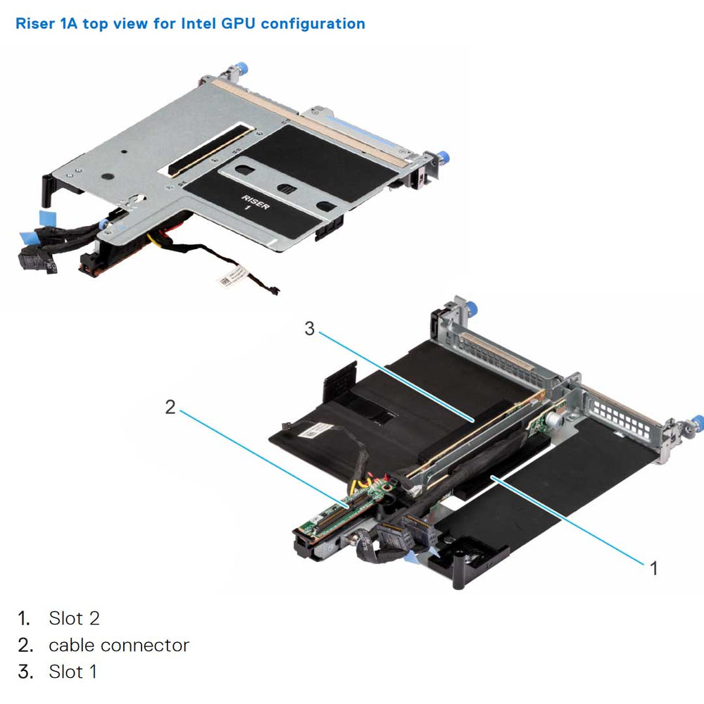 Dell PowerEdge (G16) 1U Riser 1A x16 (R1A) XE9640