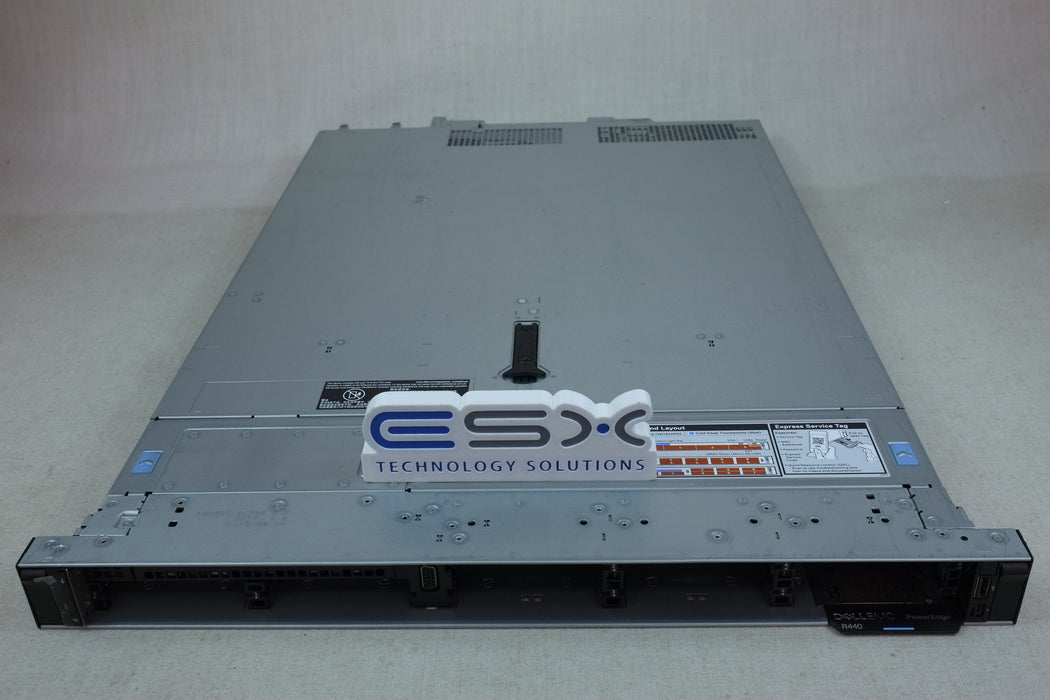 Dell PowerEdge R440 8x 2.5” 1U Barebone CTO Server 1x Heatsink 2x 550W PSU