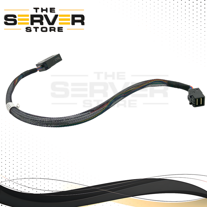 Dell PowerEdge R440 Internal SAS/SATA RAID Controller Cable for 4-Bay 3.5" LFF Backplane (PERC H730/H740). P/N: 8YMGD, 08YMGD.
