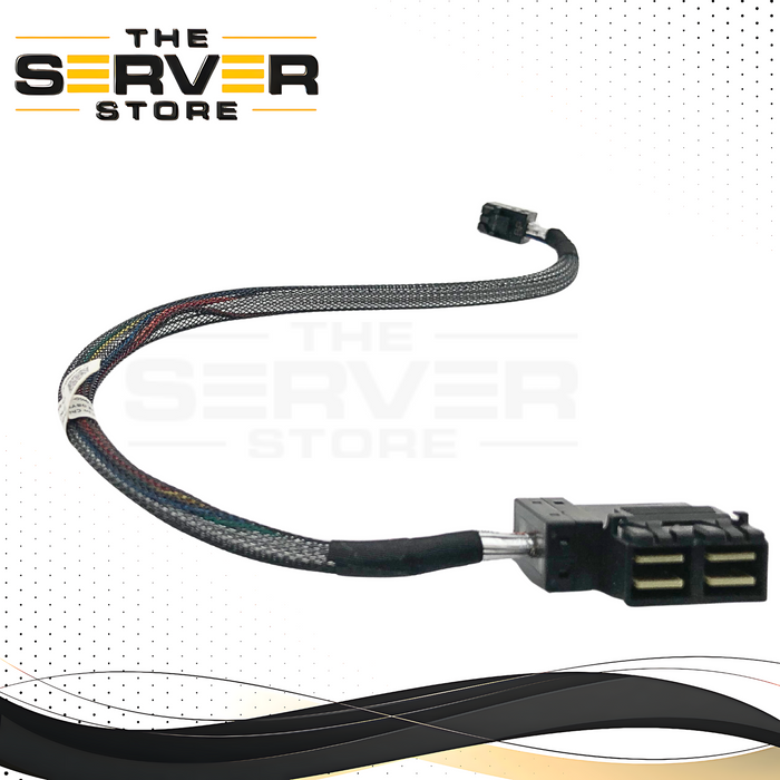 Dell PowerEdge R440 Internal SAS/SATA RAID Controller Cable for 4-Bay 3.5" LFF Backplane (PERC H730/H740). P/N: 8YMGD, 08YMGD.