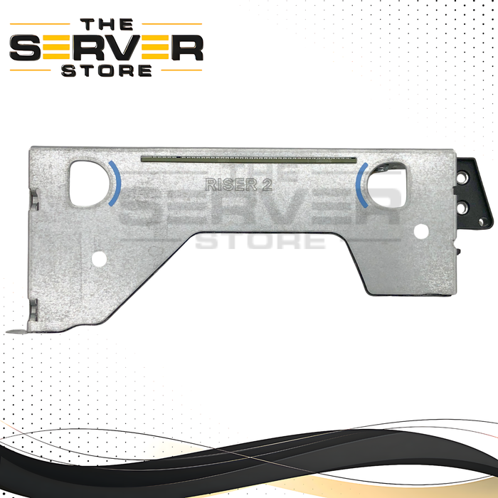 Dell PowerEdge R440 / R540 / R6415 Chassis Riser 2 Card, With Metal Cage. Half-Height (HH) PCIe x16 Slot. P/N: MC2DD, 0MC2DD.