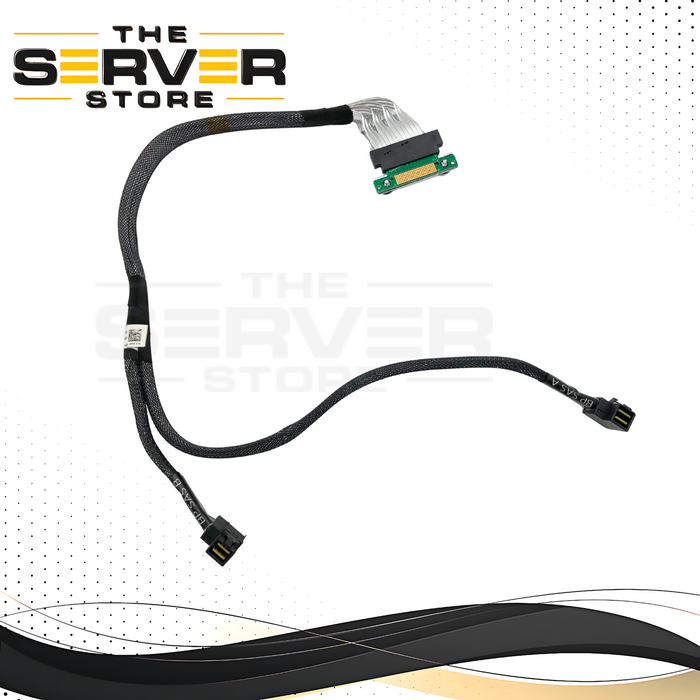 Dell PowerEdge R640 Internal SAS Cable for 8-Bay Backplane to Mini PERC RAID Controller. OEM by 3M. P/N: F84ND, 0F84ND.