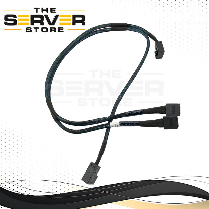 Dell PowerEdge R640 Internal SATA Cable for 8-Bay Backplane to Motherboard (NPIO). OEM by Amphenol. P/N: 9G3T5, 09G3T5.