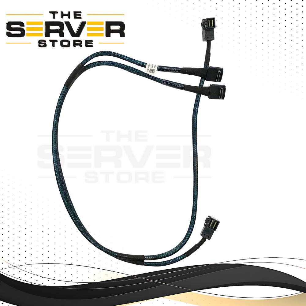 Dell PowerEdge R640 Internal SATA Cable for 8-Bay Backplane to Motherboard (NPIO). OEM by Amphenol. P/N: 9G3T5, 09G3T5.