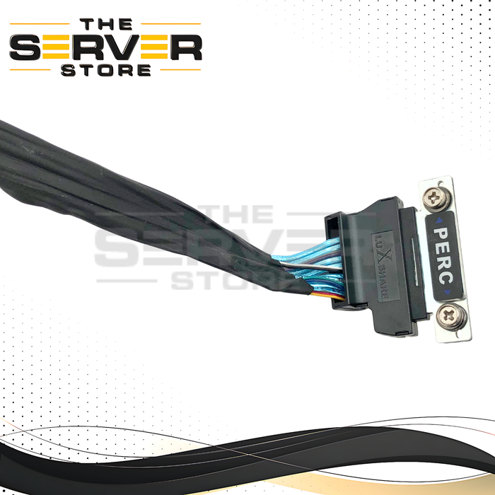 Dell PowerEdge R640 / R740 / R6415 / R7415 Mini-SAS HD (to H730/H740 RAID) to 4-Bay (4B) HDD Backplane Cable. P/N: PGCVF, 0PGCVF.