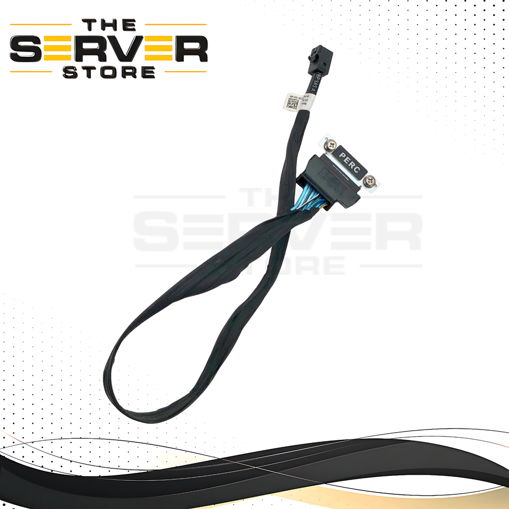 Dell PowerEdge R640 / R740 / R6415 / R7415 Mini-SAS HD (to H730/H740 RAID) to 4-Bay (4B) HDD Backplane Cable. P/N: PGCVF, 0PGCVF.