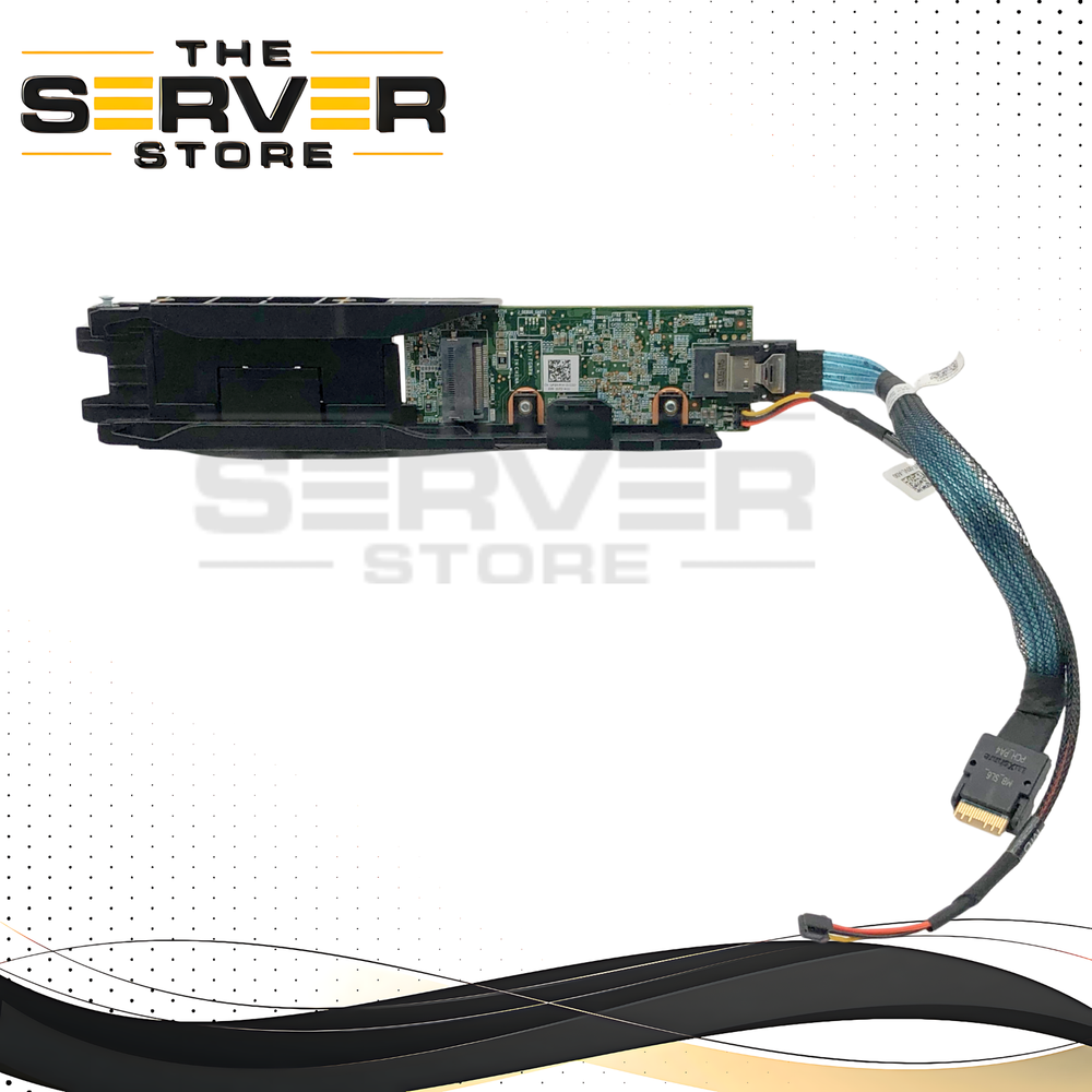 Dell PowerEdge R650 BOSS-S2 PCIe x8 Dual M.2 Slot Low-Profile Riser Card, With Cables. P/N: FGNRW, 0FGNRW.