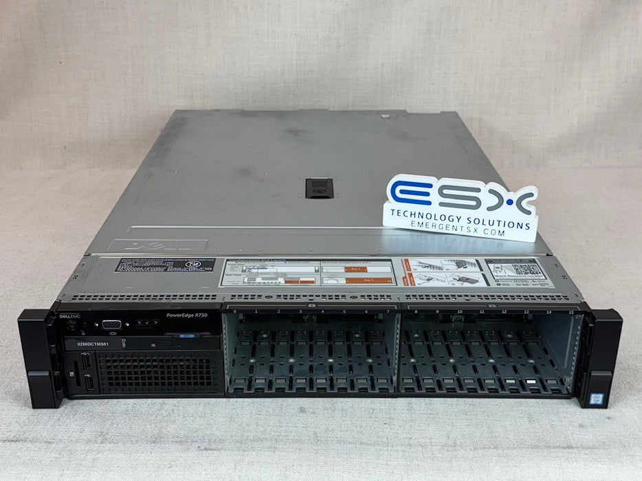 Dell PowerEdge R730 16x 2.5” Server– 2x 14C E5-2680v4 2.4GHz, 32GB RAM PERC H730
