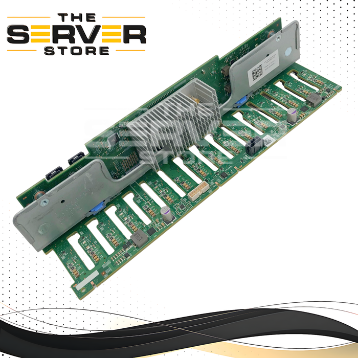 Dell PowerEdge R740 16-bay x 2.5" 12Gb/s SAS/SATA Backplane, 2x SFF-8643 Connectors, With Metal Cage (4-in-1). P/N: HMJG5, 0HMJG5.