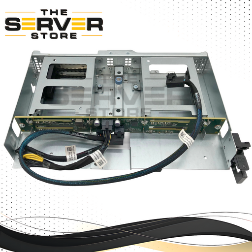 Dell PowerEdge R740xd Rear 2-Bay 2.5" LFF Hard Drive Backplane Kit with Cage & Cables. P/N: 0674FN, 0V87NX, 0M2CV4, 0HN1H8, DJCPT.