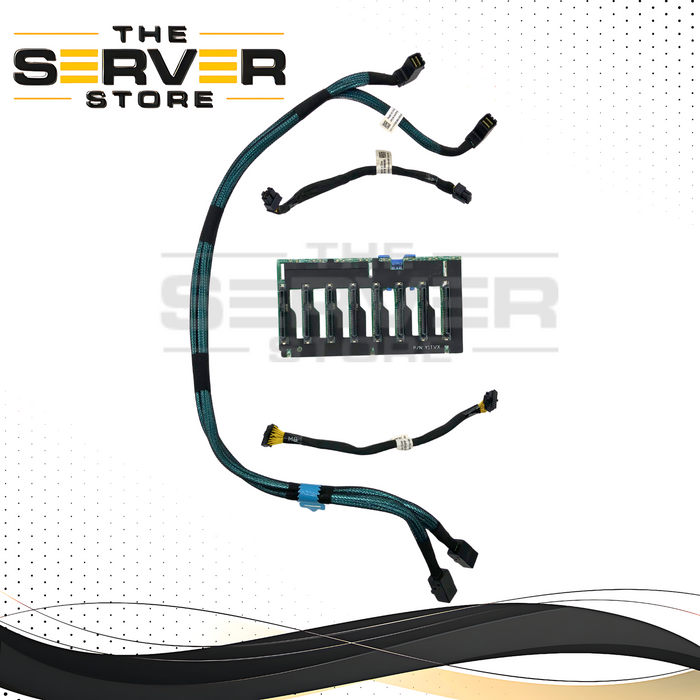 Dell PowerEdge R940 8-Bay 2.5" SFF SAS/SATA Backplane Kit w/Cables 0JM6HP JM6HP