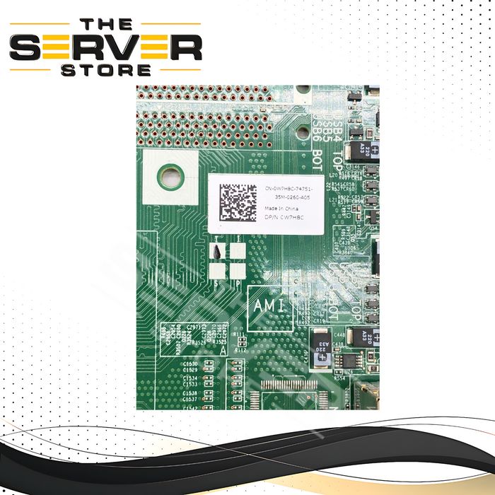 Dell PowerEdge T320 Server Motherboard with 1x LGA1356 Socket. P/N: W7H8C, 0W7H8C.