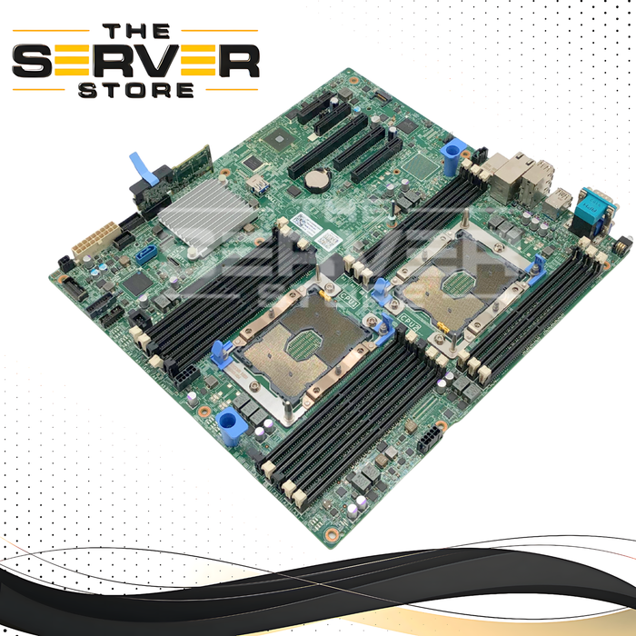 Dell PowerEdge T440 Server Motherboard. 2x LGA3647 (Socket P) CPU Sockets. 16x DDR4 DIMM Slots. P/N: 2KM69, 02KM69.