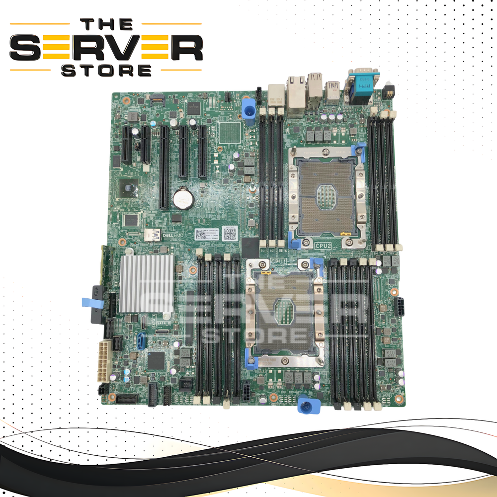Dell PowerEdge T440 Server Motherboard. 2x LGA3647 (Socket P) CPU Sockets. 16x DDR4 DIMM Slots. P/N: 2KM69, 02KM69.