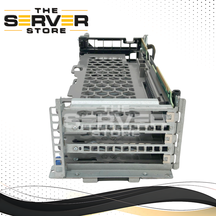 Dell PowerEdge VRTX 3-Slot PCIe Server Riser Board, With Cables & Metal Cage. P/N: GTNRT, 0GTNR.