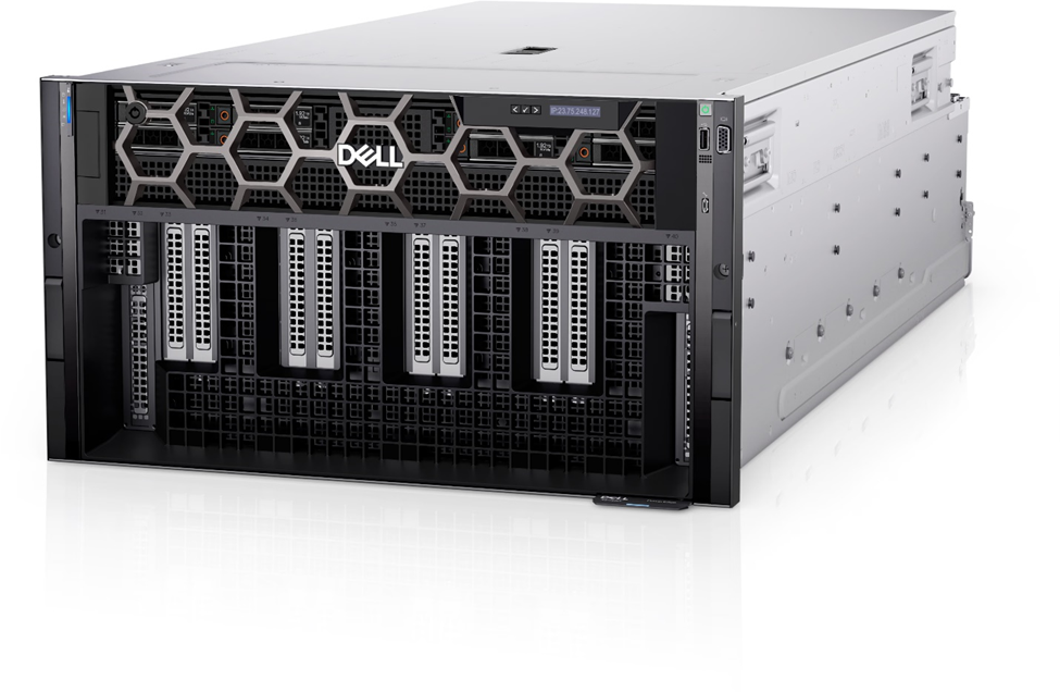 Dell PowerEdge XE9680 AI GPU Server – 8× NVIDIA HGX H100 80GB SXM – 400GB Networking