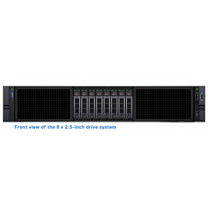 Refurbished Dell Poweredge R750XA Dell 2.5” U.2 7.68TB 4x A100 GPU 2U Rack Server
