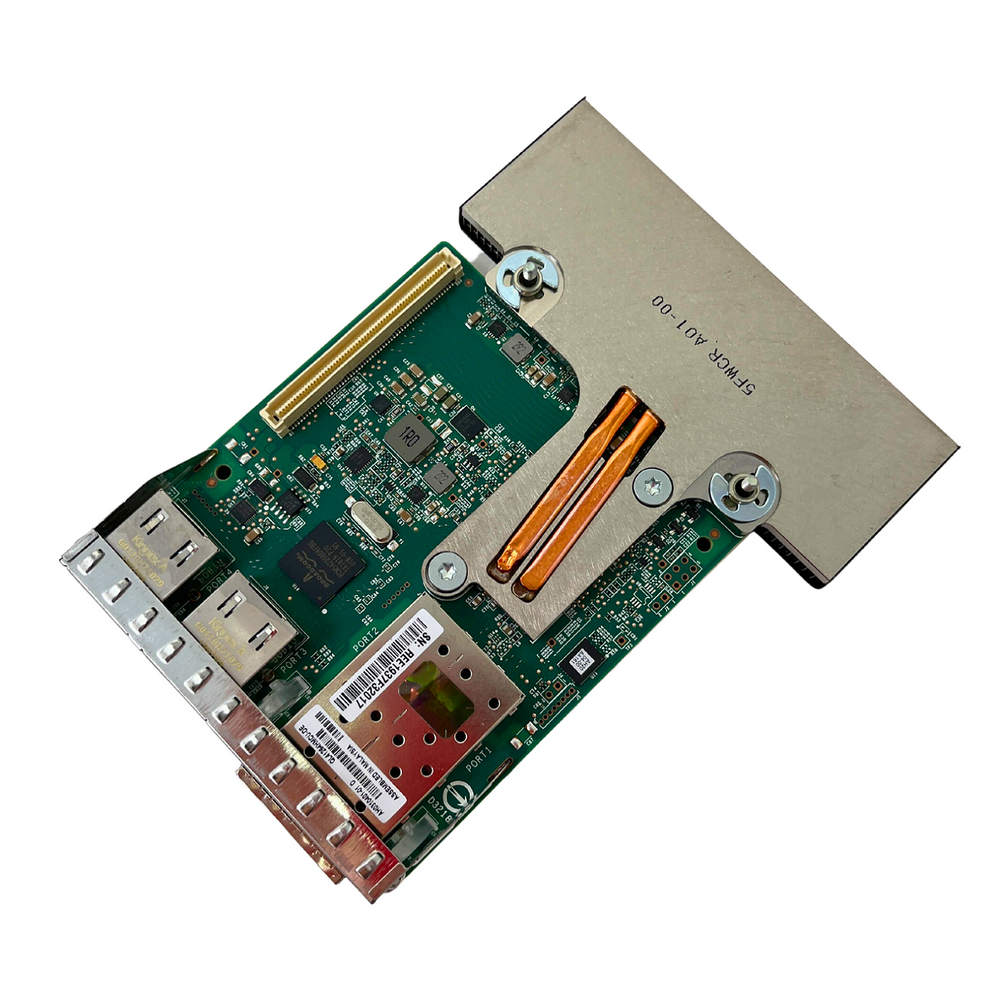 Dell QL41264 2x10Gbps SFP+ 2x1Gbps RJ-45 Network Daughter Card 05V6Y4 5V6Y4