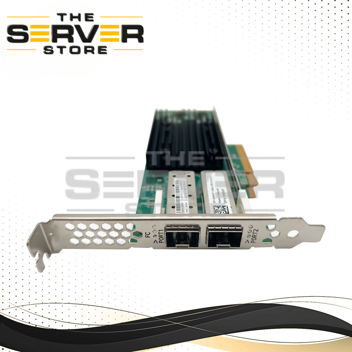Dell QLogic QLE2772 32GB Dual Port FC SFP+ Pcie 4.0 HBA 0K6M2F K6M2F (High Profile)