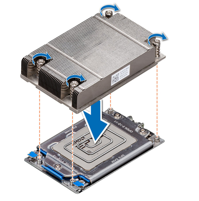 Dell R6415 (G14) Standard Heatsink | 4CFPC