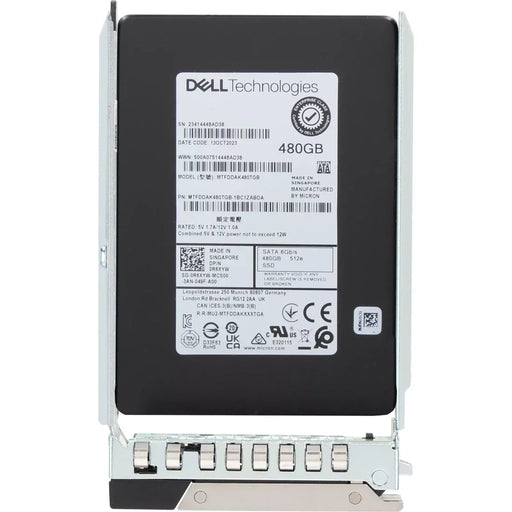 Dell R6XYW 480GB SATA-6Gbps Mixed Use 3 DWPD 2.5 Inch Hot Plug SSD New | USED