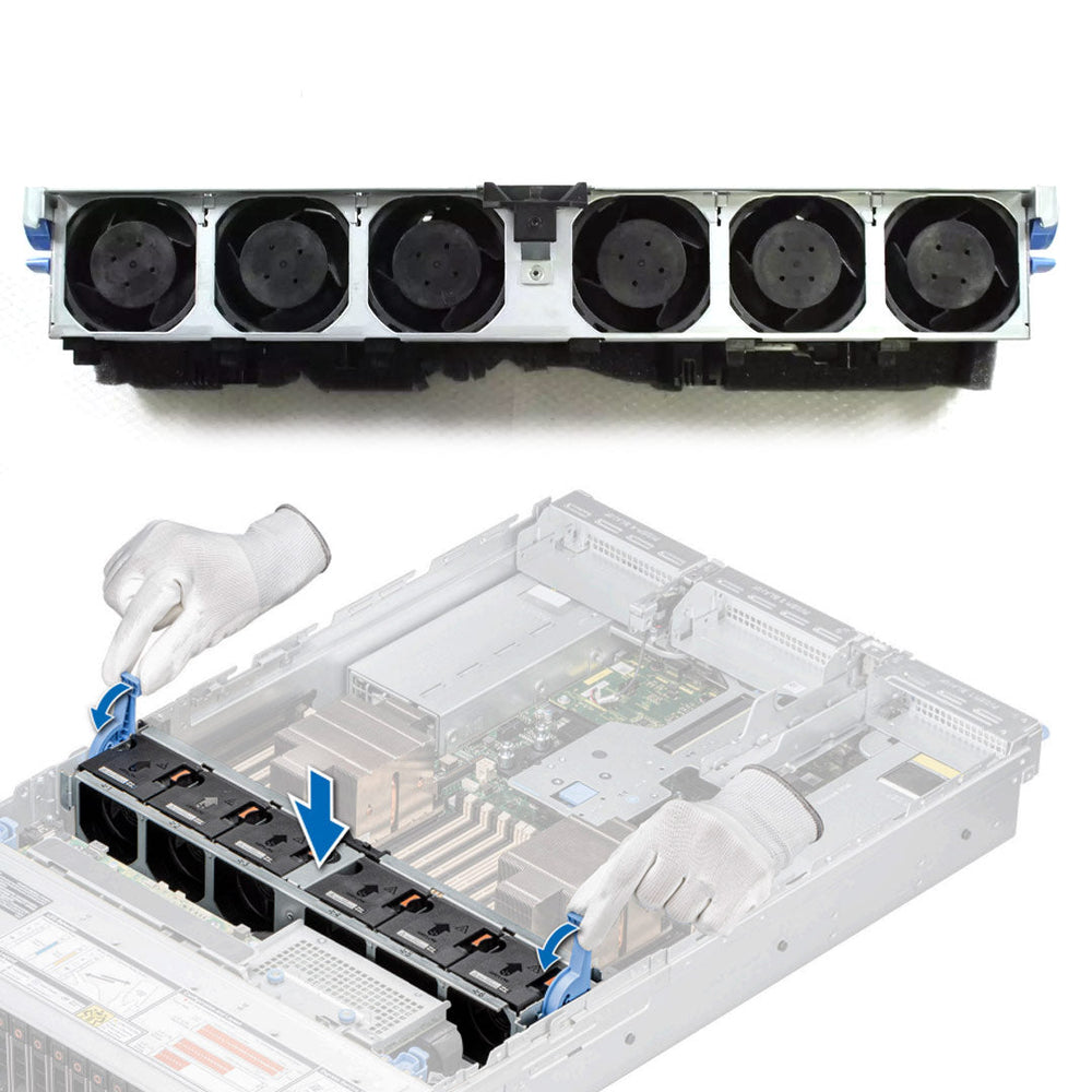 Dell R750 60mmx56mm Fan Cage Assembly | P64K4