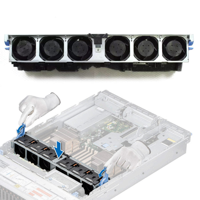 Dell R750 60mmx56mm Fan Cage Assembly | P64K4