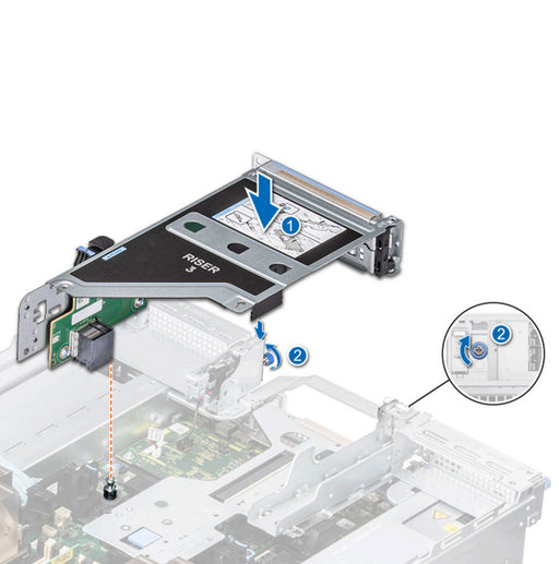 Dell R750Xa R3 Expansion Riser Kit | RTG34