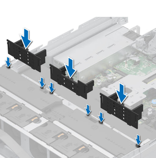 Dell R760 (G16) GPU 3x Baffles Spacers | T96KH
