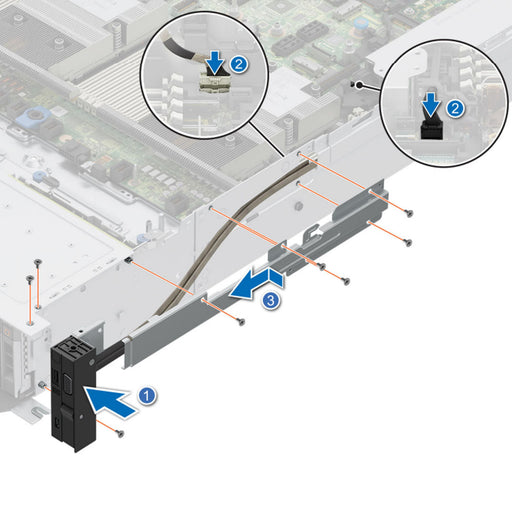 Dell R7625 Right Rack Ear | 0PW60