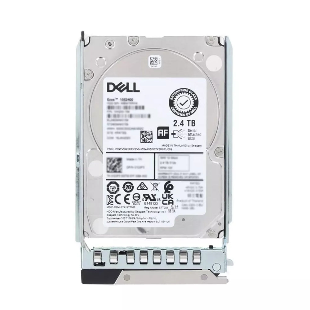 Dell RWR8F 2.4TB 10K RPM SAS-12Gbps 512e 2.5" Hot Plug Hard Drive with tray | USED