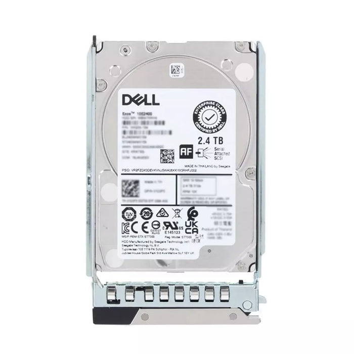 Dell RWR8F 2.4TB 10K RPM SAS-12Gbps 512e 2.5" Hot Plug Hard Drive with tray | USED