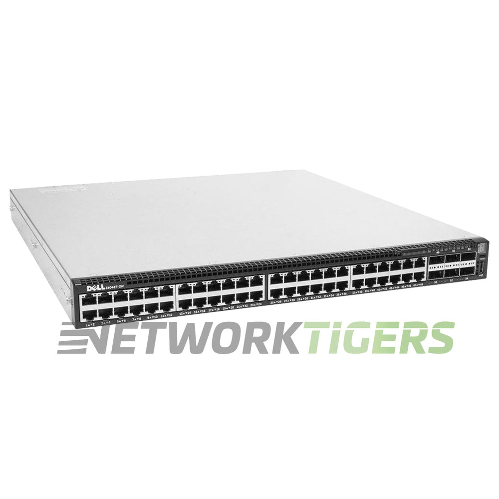Dell S4048T-ON 210-AHMR 48x 10GB Copper 6x 40GB QSFP+ F-B Air OS9 Switch