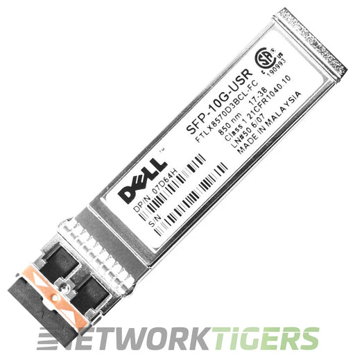 Dell SFP-10G-USR 7D64H 10GB BASE-USR 850nm MMF LC SFP+ Transceiver