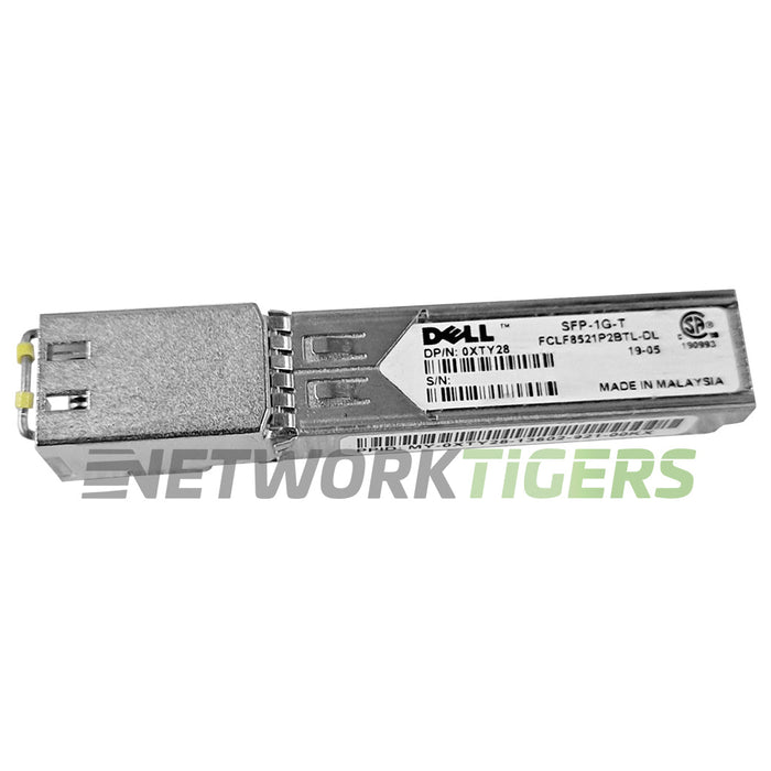 Dell SFP-1G-T XTY28 1GB BASE-T CAT5 RJ45 SFP Transceiver