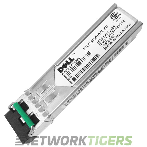 Dell SFP-1G-ZX 1GB BASE-ZX Extended-Reach 1310nm 80km SMF LC SFP Transceiver