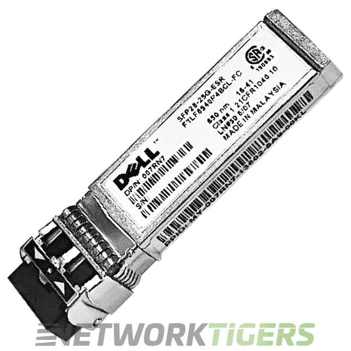 Dell SFP28-25G-ESR 25GB Extended-SR 300m MMF 850nm SFP28 Transceiver