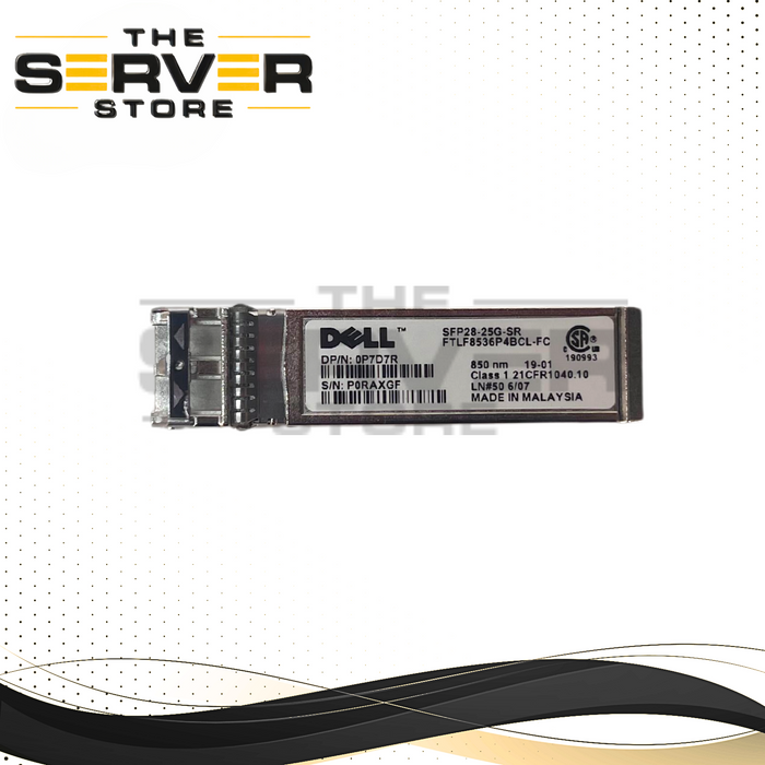 Dell SFP28-25G-SR 850NM 25GBE SW Transceiver (P7D7R)