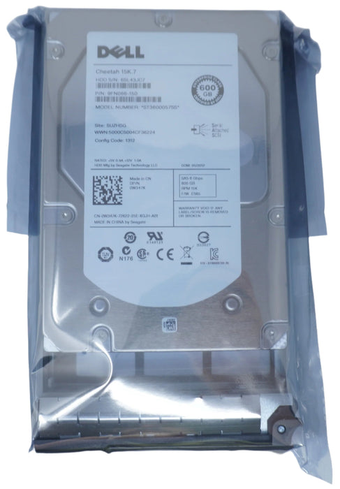 ST3600057SS — Dell W347K 600gb 15k 3.5in SAS Hard Drive