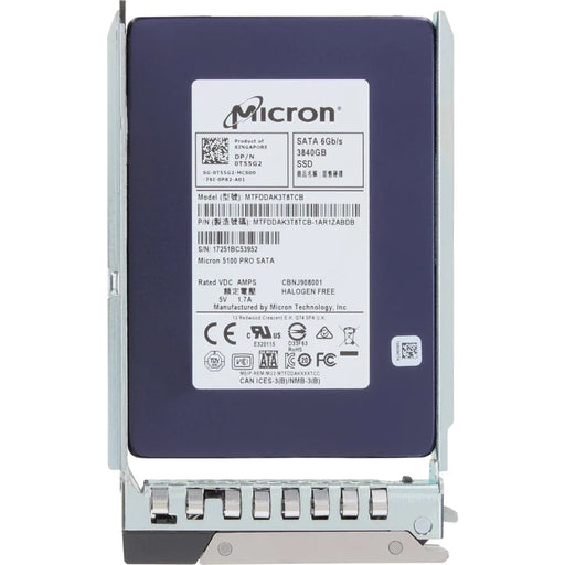 Dell T55G2 3.84TB SSD SATA Mix Use 6Gbps | USED