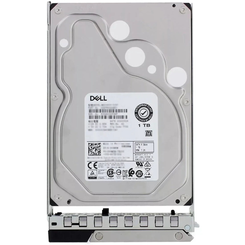Dell TF07F 1TB 7.2K SATA 6Gbps 512n 3.5" Internal Hard Drive with Tray | USED