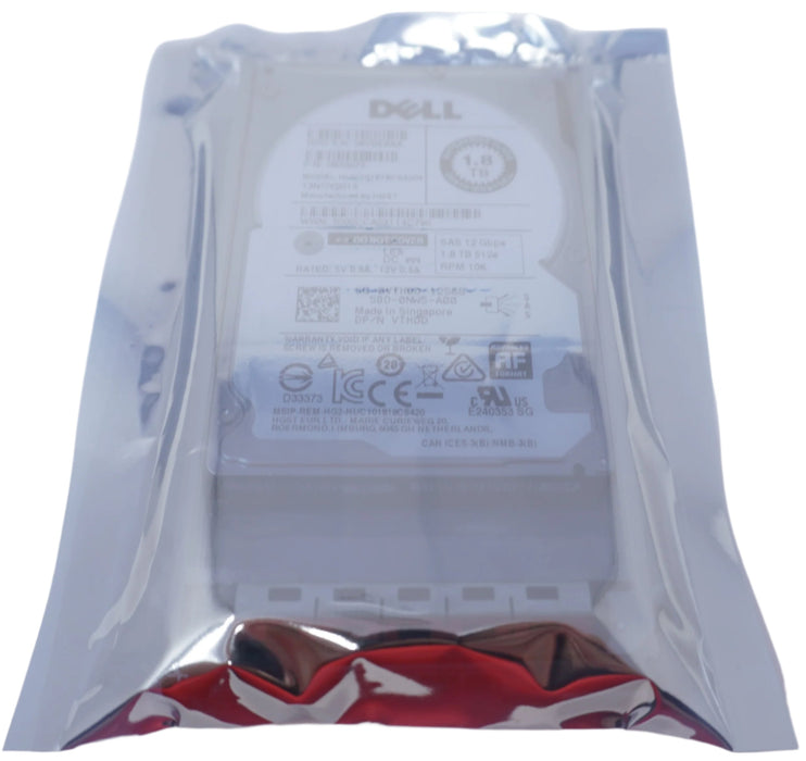 HUC101818CS4204 — Dell VTHDD 1.8TB 10K SAS 2.5" 12Gbps Hard Drive