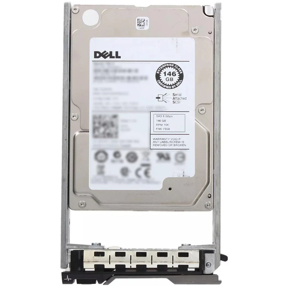 Dell W330K 146GB 15K SAS 6Gbps 2.5" Hot-Swap HDD with Tray | USED