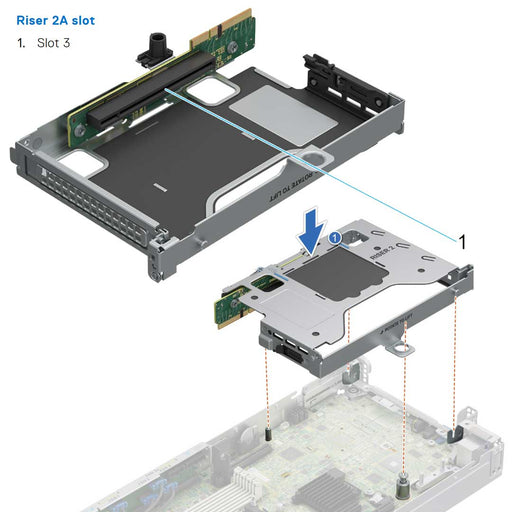Dell XR8000r 1U Riser 2A (R2A)